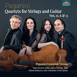 （クラシック）「パガニーニ：弦楽とギターのための四重奏曲集　第１１番・第６番・第１３番」
