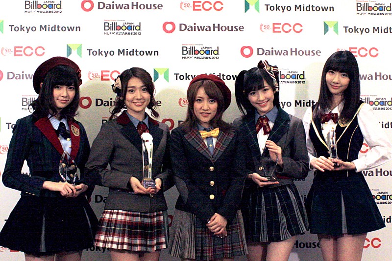 AKB48がアーティスト・オブ・ザ・イヤー含む4冠を2年連続で達成