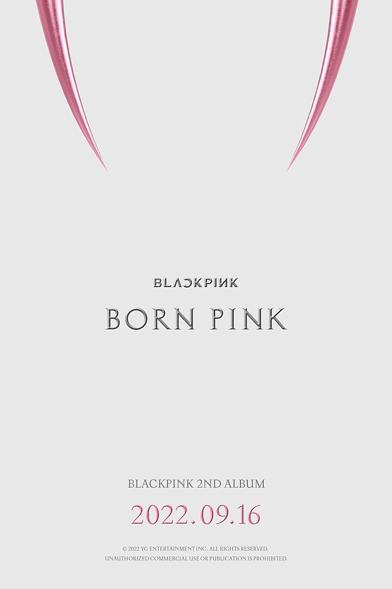 BLACKPINK「BLACKPINK、ニューアルバム『BORN PINK』のリリース日を発表」1枚目/4