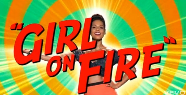「Girl On Fire 」MV