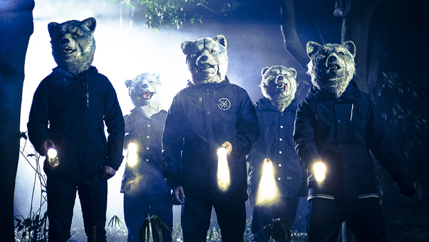 MAN WITH A MISSION「オオカミバンドMWAM 遂にMステ初登場、「光栄極マリナイ。」」1枚目/2