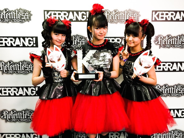 BABYMETAL「BABYMETAL、日本人初の英・音楽誌“KERRANG！AWARDS 2015”受賞」1枚目/1