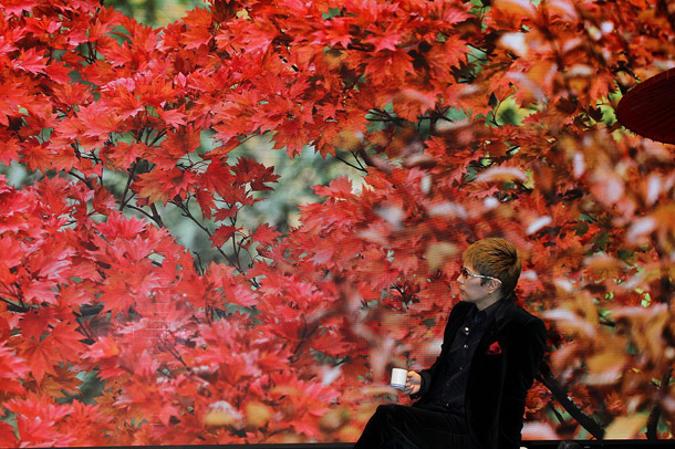 ＧＡＣＫＴ「GACKT ネスカフェイベントに登場「彼女がコーヒーに絵をかいて出してきてくれたら素敵だなと思います」」1枚目/4