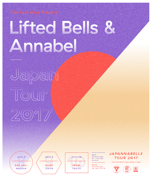 Ｌｉｆｔｅｄ　Ｂｅｌｌｓ「Lifted Bells×Annabelのジャパン・ツアーが7月に開催」1枚目/3