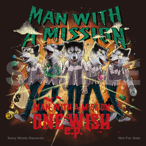 MAN WITH A MISSION「オリジナルステッカー　（楽天ブックス ver.）」3枚目/7