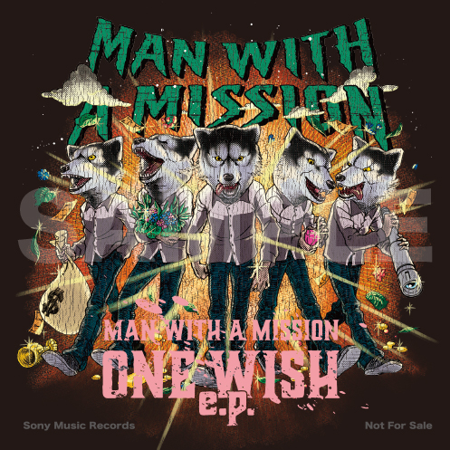 MAN WITH A MISSION「オリジナルステッカー　HMV全店（HMV&amp;BOOKS online含む／一部店舗除く）」6枚目/7