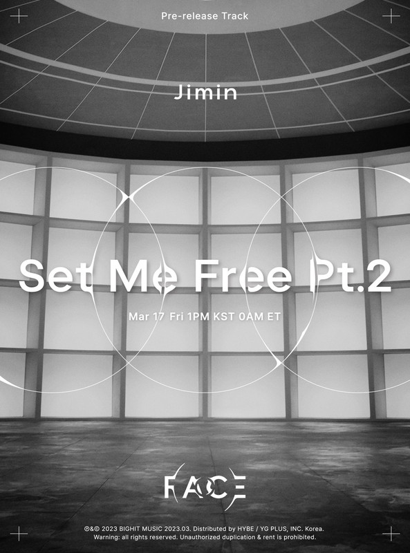 JIMIN「BTSのJIMIN、ソロALより「Set Me Free Pt.2」トラックポスター＆ティザー映像を公開」1枚目/1