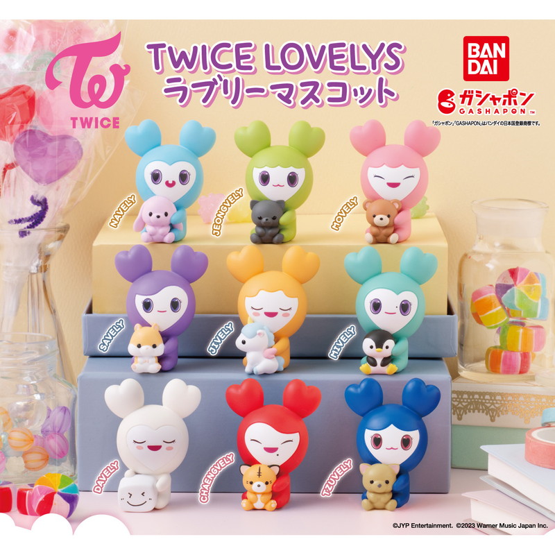 TWICEの公式キャラクター「TWICE LOVELYS」カプセルトイ第3弾が登場