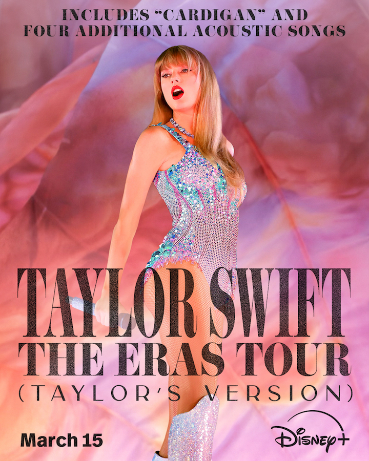 テイラー・スウィフト、コンサート映画『THE ERAS TOUR (Taylor’s Version)』がディズニープラスで配信決定