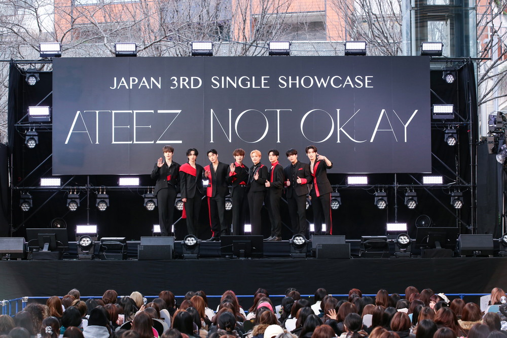 ＜イベントレポート＞ATEEZが熱いパフォーマンスで寒さを吹き飛ばす、『NOT OKAY』発売記念イベント