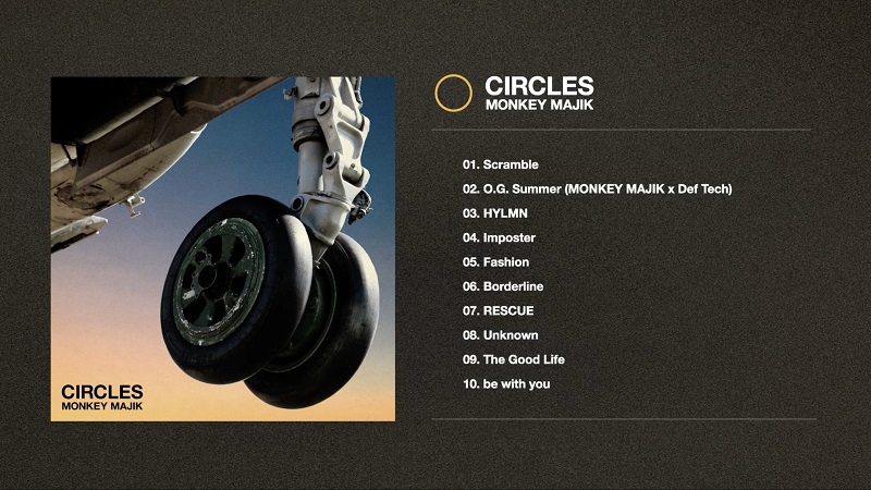 MONKEY MAJIK、7/24発売ニューAL『CIRCLES』全曲試聴トレーラー公開