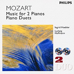 イングリット・ヘブラー ルートヴィヒ・ホフマン「モーツァルト：２台、４手のためのピアノ作品集（全９曲）」