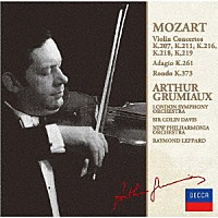 アルテュール・グリュミオー「 モーツァルト：ヴァイオリン協奏曲集（第１番－第５番）」