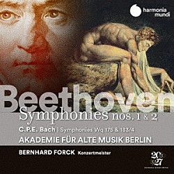 ベルリン古楽アカデミー ベルンハルト・フォルク「ベートーヴェン：交響曲第１＆２番」
