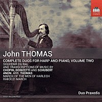 （クラシック）「 トーマス：ハープとピアノのための二重奏曲全集　第２集」