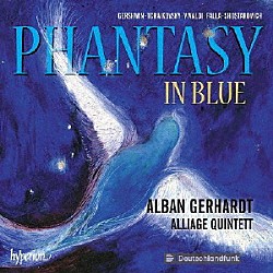 アルバン・ゲルハルト アリアージュ五重奏団「ファンタジー・イン・ブルー　チェロ、サクソフォン四重奏とピアノのための編曲集」