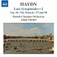 （クラシック）「ハイドン：後期交響曲集　第２集」