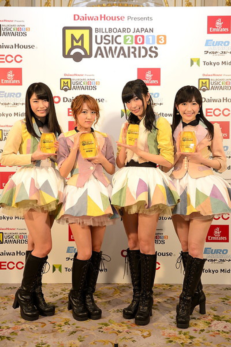 【BJMA2013】AKBが最優秀賞含む4部門を3年連続受賞 ライブ最多賞はモー娘。