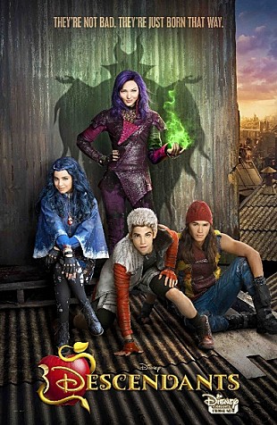 「映画『Descendants』ポスターアート初公開、ディズニー映画の悪役の子どもたちが主人公」