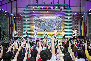 「超特急がめざましライブに初出演、「待ちすぎてもうヤバい！　超楽しい!!」」
