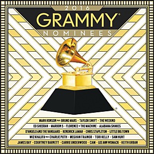 「テイラー、マルーン5、ケンドリック！2015年最強の洋楽ヒット曲集『2016 GRAMMY ノミニーズ』が1月29日発売決定」
