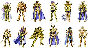 「【聖闘士星矢30周年展】なんと等身大“黄金聖闘士”が全12体初集結」
