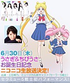 「『セーラームーン』月野うさぎ＆ちびうさバースデー記念イベ開催＆中継決定」1枚目/3