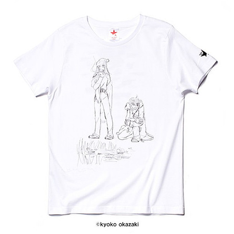 岡崎京子 漫画『リバーズ・エッジ』など代表作のTシャツ登場