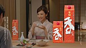 「真野恵里菜 黄桜『呑』新CMで“色っぽい新妻”演じる「とても光栄」」1枚目/2