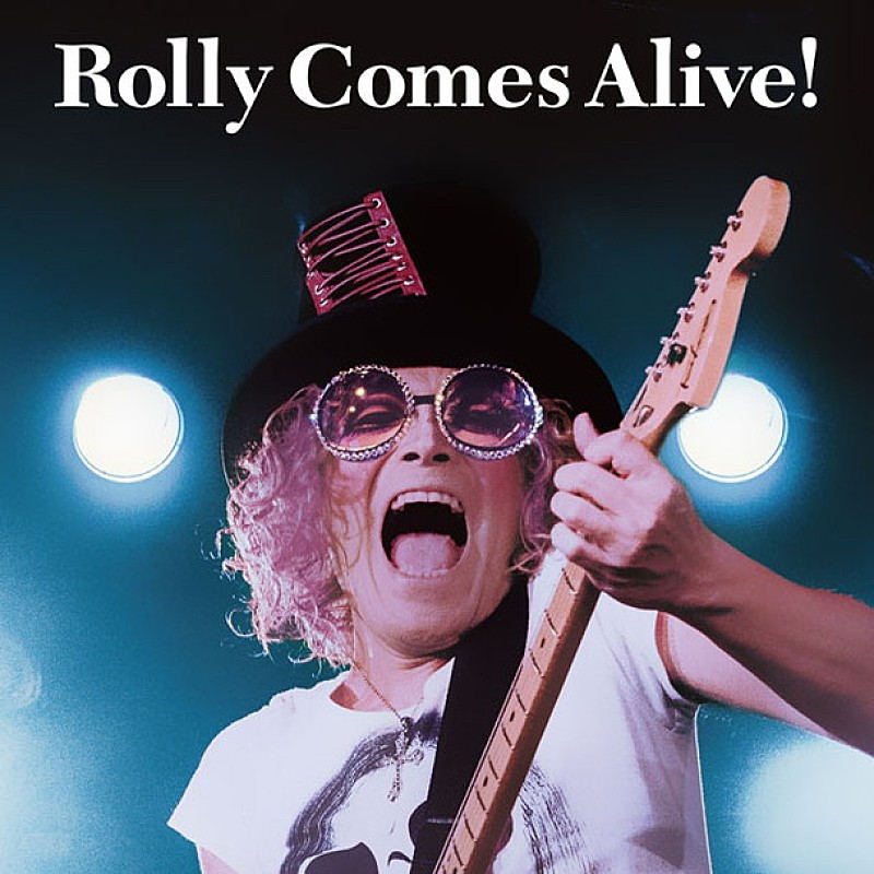 ROLLY 名ロック曲揃いのライブをMCまで収録したアルバムのビジュアル公開