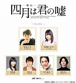 安西慎太郎「『四月は君の嘘』の舞台化が決定！ 安西慎太郎/松永有紗が主演、ピアノ/ヴァイオリンは生演奏で」1枚目/2