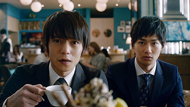 「窪田正孝と野村周平が竹野内豊の「大人の色気」を吸収？　新ＣＭで３人のチ－ムワ－クが明らかに」1枚目/1