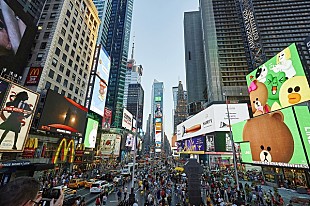 「LINE FRIENDS、ニューヨーク・タイムズスクエアに新店舗オープン 」