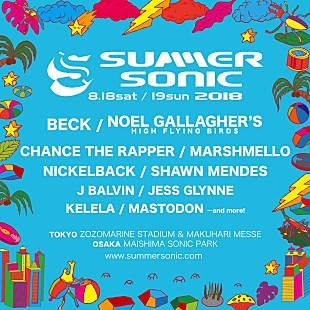 ベック「 【SUMMER SONIC 2018】＆【SONICMANIA 2018】出演アーティスト第1弾発表」