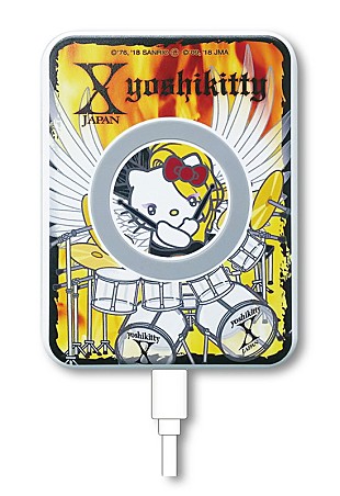 YOSHIKI「YOSHIKI×ハローキティ「yoshikitty」可愛いワイヤレス充電器が登場」