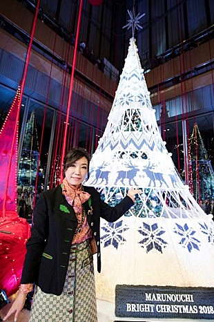 松任谷由実「松任谷由実、自身初となるクリスマスツリー点灯式に登場」