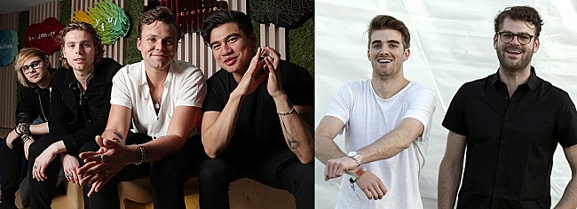 「ザ・チェインスモーカーズ＆5SOS、大規模な北米＆カナダ・ツアーを発表」1枚目/1