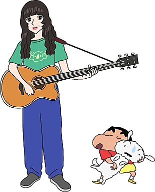 「あいみょん、映画『クレヨンしんちゃん』出演＆イベント生配信＆コラボLINEスタンプ発売へ」