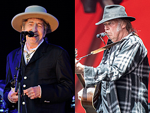 「ボブ・ディラン＆ニール・ヤング、ステージ上での25年ぶりのデュエットが実現」