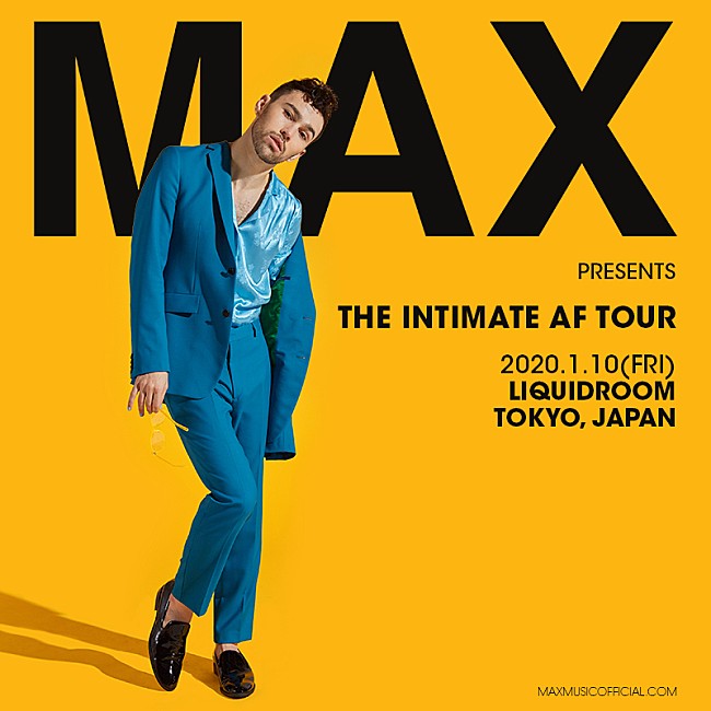 ＭＡＸ「ワンオクTakaとのコラボが話題のMAXの来日公演が2020年1月に決定」1枚目/1