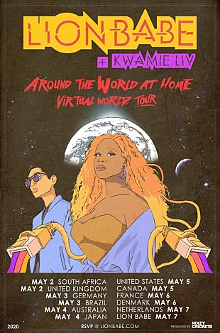 「NYファンク・ソウル・デュオLION BABE、日本を含むバーチャル・ワールド・ツアー＆本人と直接話せるミーグリ企画を発表」