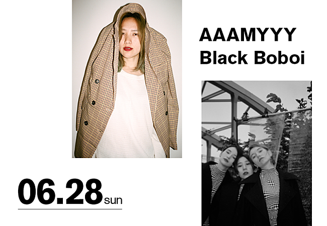 AAAMYYY「AAAMYYY×Black Boboi、6月に2マンライブ開催」1枚目/3