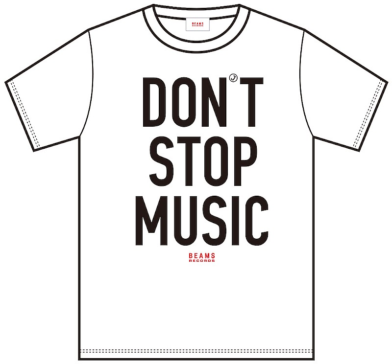水野学や千原徹也らのオリジナルTシャツ販売、J-WAVE「#音楽を止めるな」×BEAMS RECORDS
