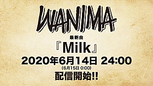 「WANIMA、大切な人たちとの大事な時間を歌った新曲「Milk」6月に配信リリース」