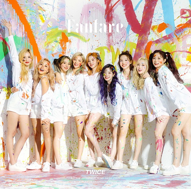 TWICE「【ビルボード】TWICE『Fanfare』が初週20万枚でシングル・セールス1位、=LOVEは自己最高セールス更新」1枚目/1