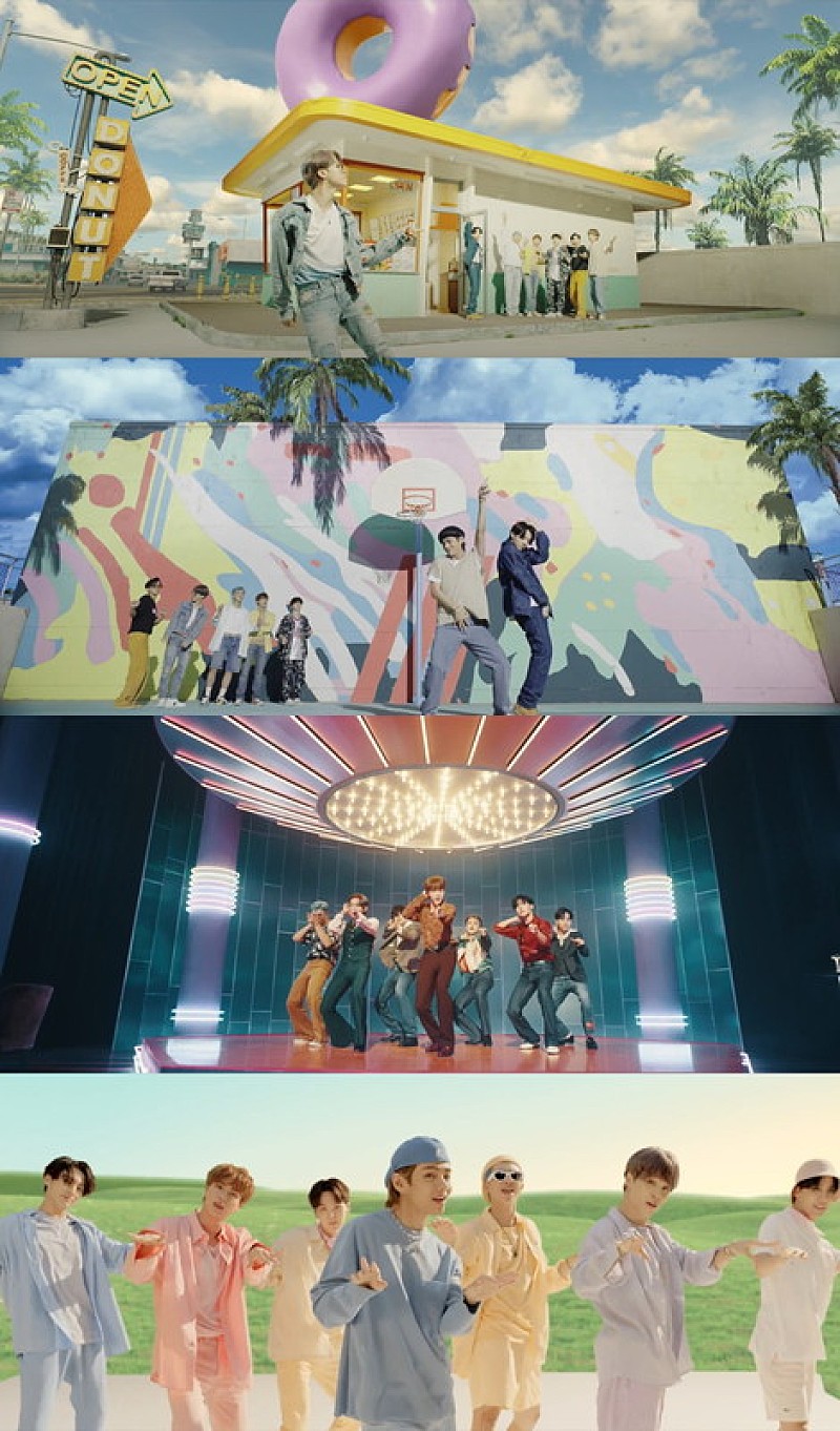 BTS「BTS、明るく活気あふれる新作MV「Dynamite」力強いパフォーマンス」1枚目/2