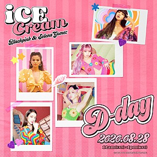 「BLACKPINK、セレーナ・ゴメスとのコラボ曲「Ice Cream」のアニメ・ダンス動画公開」