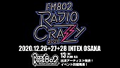 「ロック大忘年会【FM802 RADIO CRAZY】今年も開催決定」1枚目/1