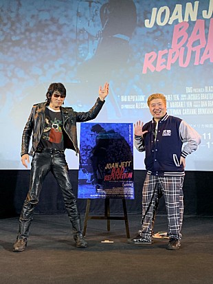 「ジョーン・ジェットの半生描いた映画公開記念、ギターウルフのセイジ登壇イベントレポ到着」