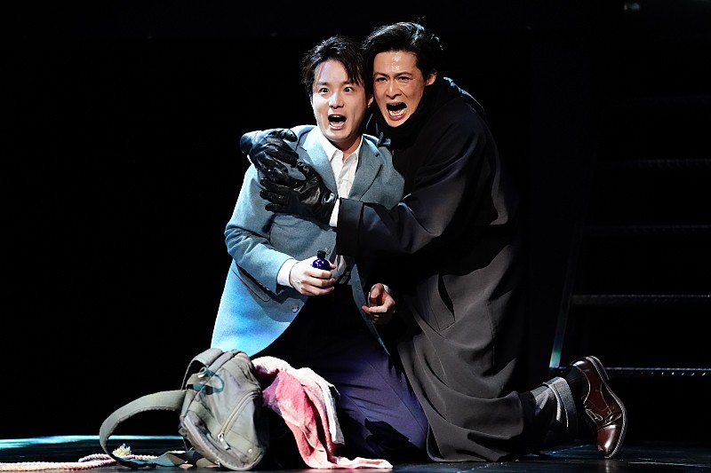 「ミュ-ジカル「スリル・ミ-」開幕 新納慎也「劇場でしか体験できない緊迫感を味わいに来て」」1枚目/1